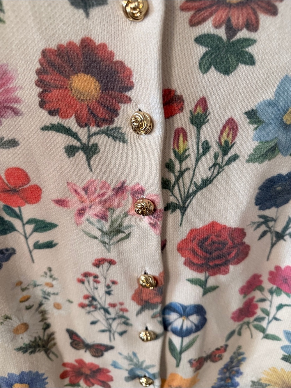 Show Me Your Mumu Café Cardigan in French
Floral Knit Cottagecore LIKE NEW XS - Picture 4 of 10